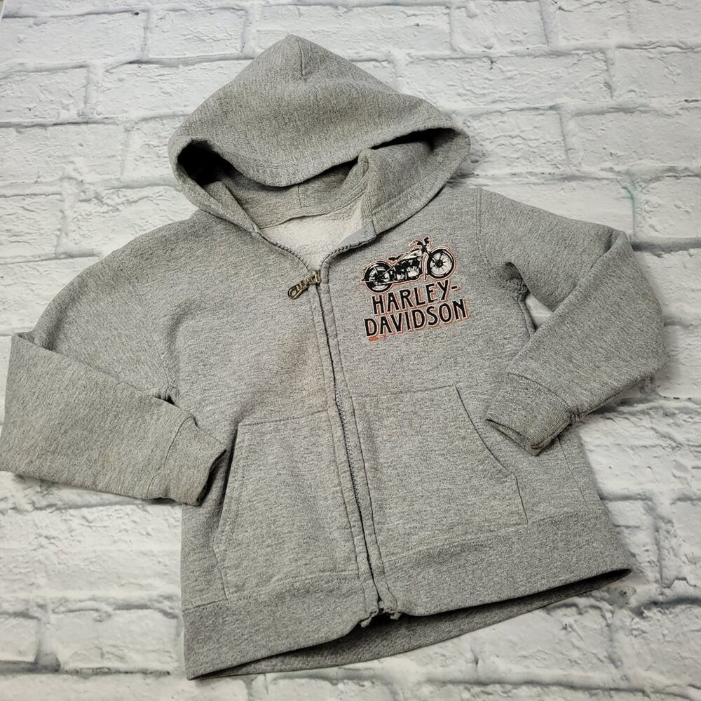 Harley Davidson Kid's Gray Hoodie size XS